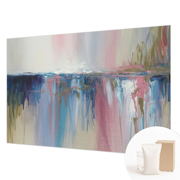 Photo wall mural with a colorful abstract design