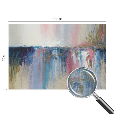 Photo wall mural with a colorful abstract design