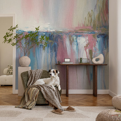 Photo wall mural with a colorful abstract design