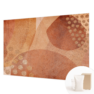 Large wall mural wallpaper with earthy compositions
