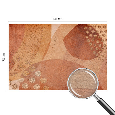 Large wall mural wallpaper with earthy compositions