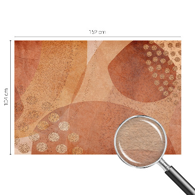 Large wall mural wallpaper with earthy compositions