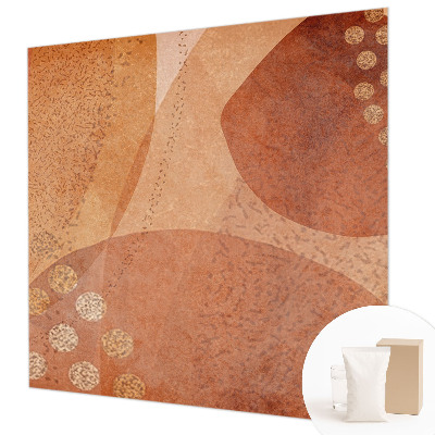 Large wall mural wallpaper with earthy compositions