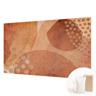 Large wall mural wallpaper with earthy compositions