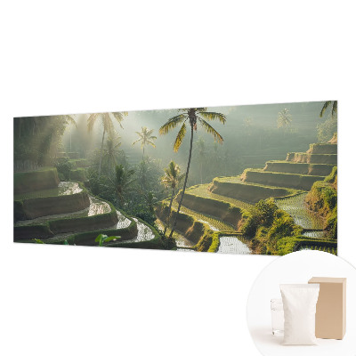 Wallpaper mural for living room with the Paradise Terraces design