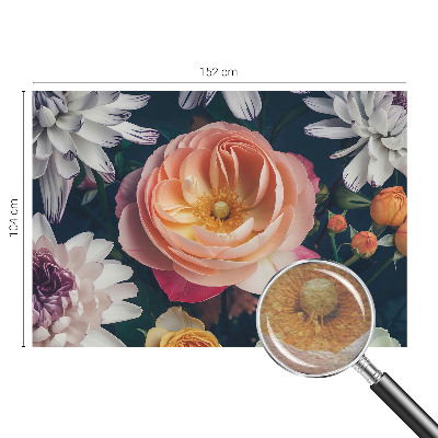 Large wall mural Floral harmony