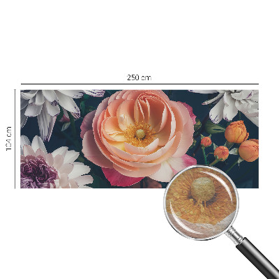 Large wall mural Floral harmony