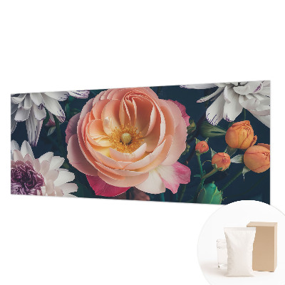 Large wall mural with a floral harmony design