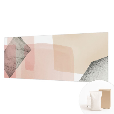 Modern wall mural for living room featuring delicate figurative artwork