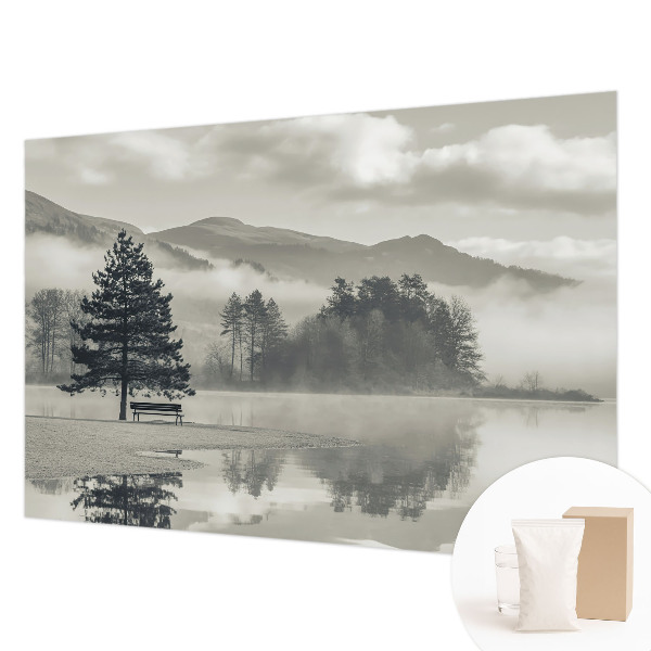 Modern wall mural for bedroom with a romantic landscape design