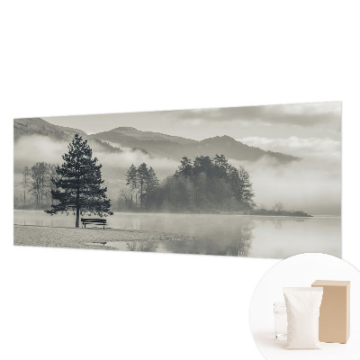 Modern wall mural for bedroom with a romantic landscape design