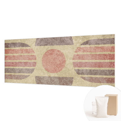 Premium wall mural for bedroom featuring geometric forms