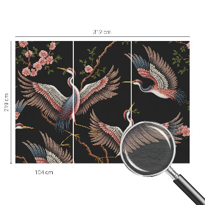 Premium photo wallpaper Floral pattern