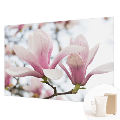 High quality wall mural wallpaper with magnolia flower design