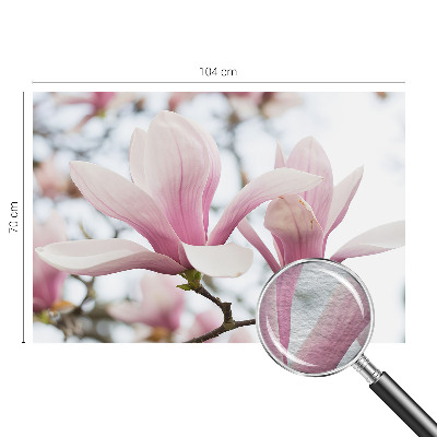 High quality wall mural wallpaper with magnolia flower design