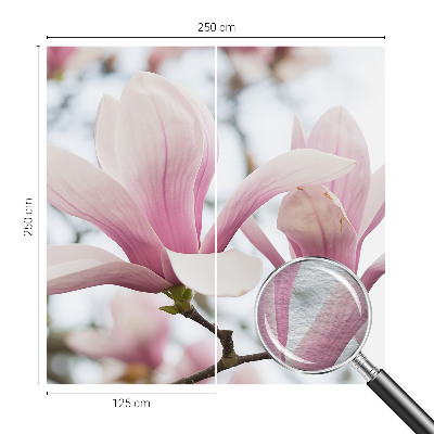 High quality wall mural wallpaper with magnolia flower design