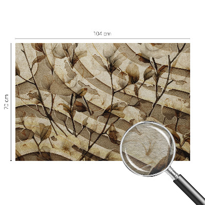 Photo wallpaper with a classic floral pattern