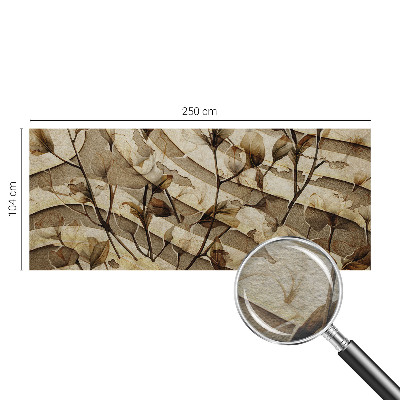 Photo wallpaper with a classic floral pattern