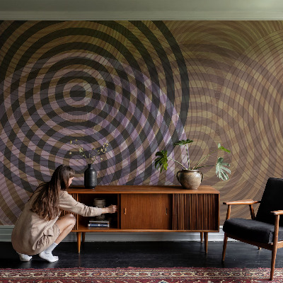 Wallpaper mural Hypnotizing circles