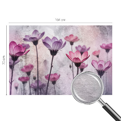 Photo wall mural Pastel flowers