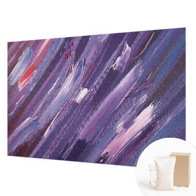 Bedroom wall mural wallpaper with colorful brushstroke pattern