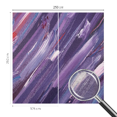 Bedroom wall mural wallpaper with colorful brushstroke pattern