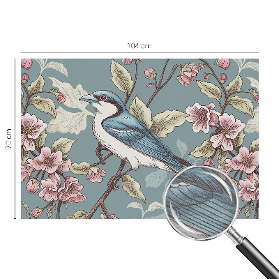 Large wallpaper mural with a Spring harmony design