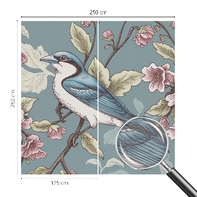 Large wallpaper mural with a Spring harmony design