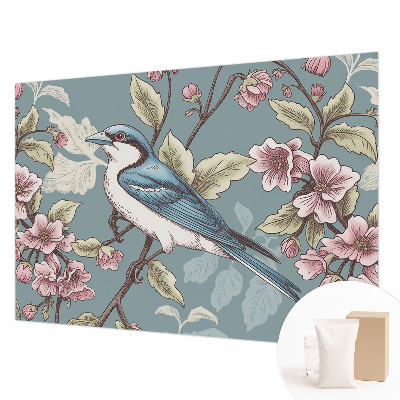 Large wallpaper mural with a Spring harmony design