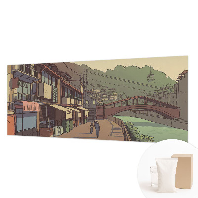 Modern wall mural for living room Pastel landscape