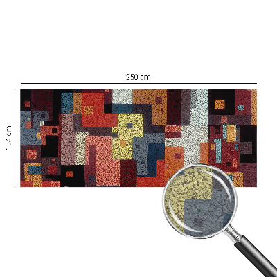 High quality photo wallpaper with colorful geometric shapes
