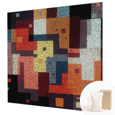 High quality photo wallpaper with colorful geometric shapes