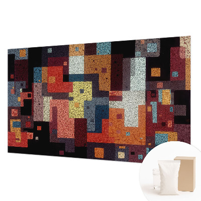 High quality photo wallpaper with colorful geometric shapes