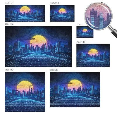 Premium wall mural featuring a futuristic landscape, ideal for bedroom decor