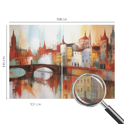 High quality wall mural wallpaper City landscape