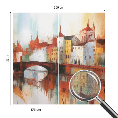 High quality wall mural wallpaper City landscape