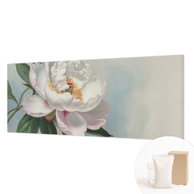 Non-woven wall mural with a motif of a beautiful peony