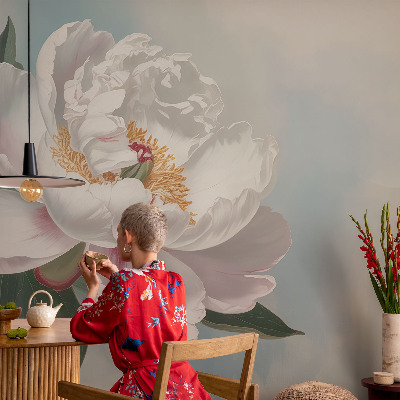 Non-woven wall mural Beautiful peony