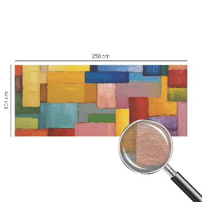 Wall mural Colored rectangles