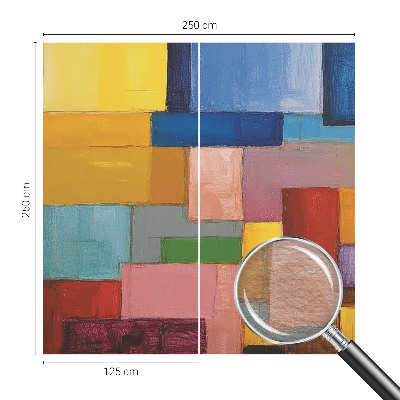 Wall mural Colored rectangles