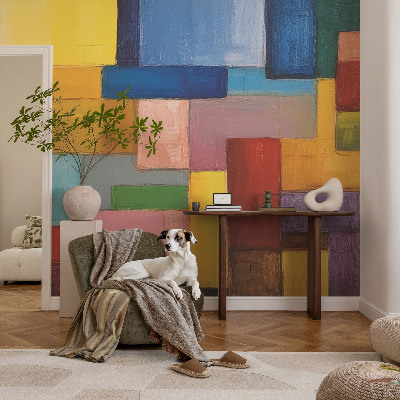 Wall mural Colored rectangles