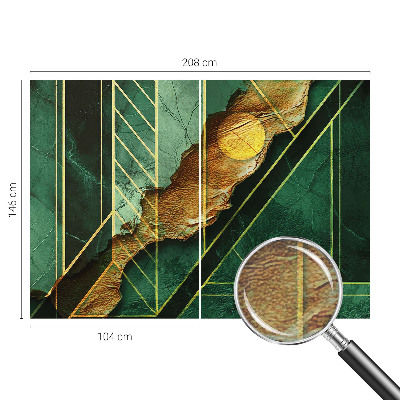 Wallpaper mural for living room Geometric tension