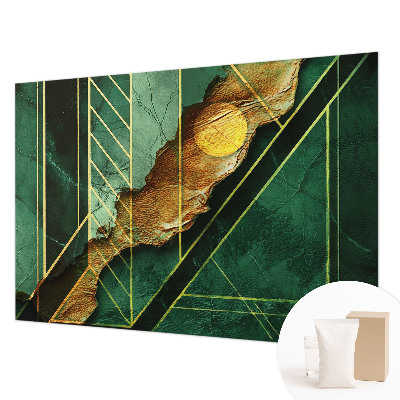 Wallpaper mural for living room Geometric tension