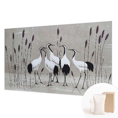 Bedroom wall mural wallpaper A flock of cranes