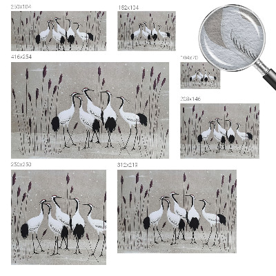 Bedroom wall mural wallpaper A flock of cranes