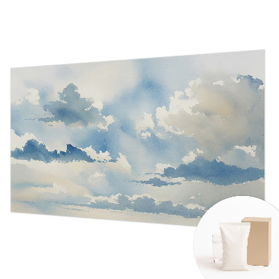 Modern wall mural for living room Heavenly clouds