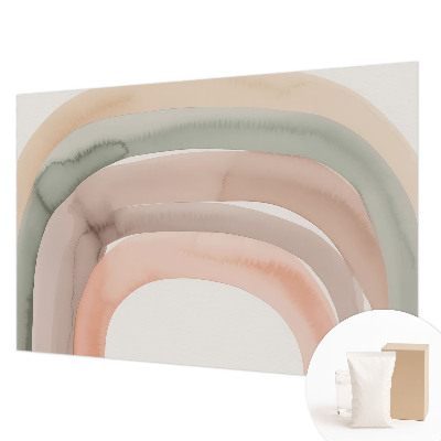 High quality photo wallpaper with a rainbow arches design