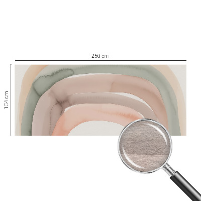 High quality photo wallpaper with a rainbow arches design