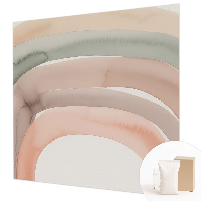 High quality photo wallpaper with a rainbow arches design