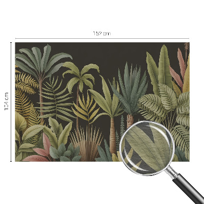 Premium wall mural for bedroom Tropical jungle